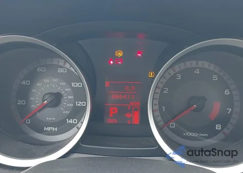 2008 Mitsubishi Lancer Gts from USA, damaged, VIN JA3AU86U78U003496